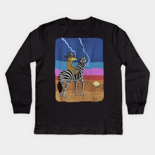 Freddie Poster Kids Long Sleeve T-Shirt